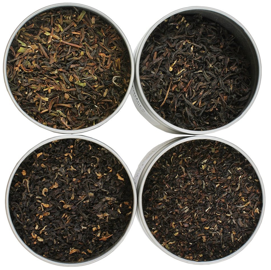 Assam and Darjeeling Loose Leaf Black Tea Sampler, Features 4 Types of India's Highest Grade Black Teas, First... N3