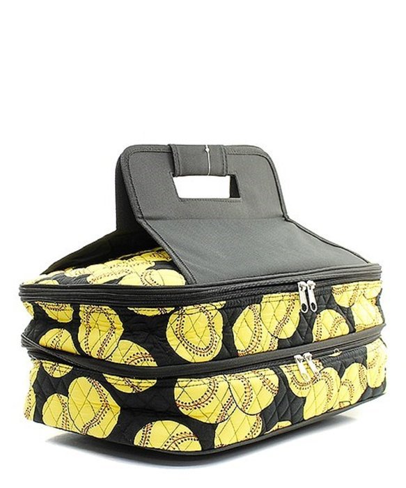 Casserole Dish Carrier for Holiday Party Entertaining (SOFTBALL) N3