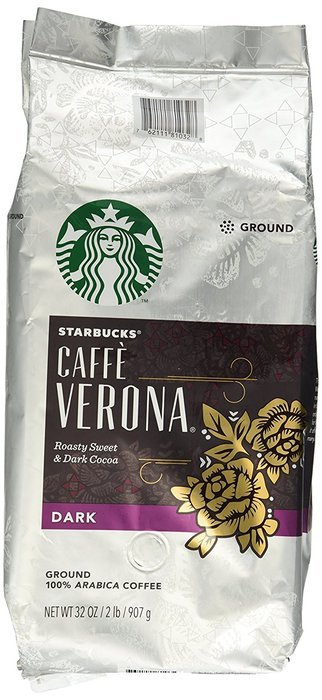 Starbucks Caffe Verona Ground Coffee, 2-Pound N3