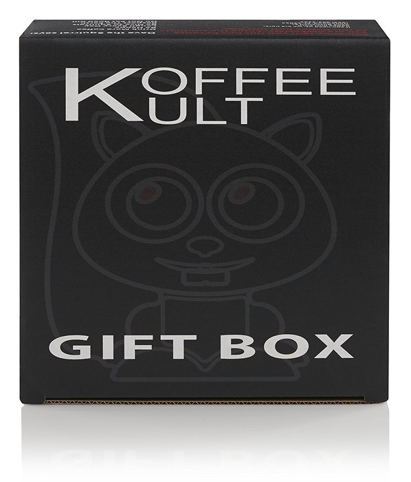 Koffee Kult Coffee Holiday Gift Basket - Variety of 3 Whole Bean Coffee - Dark Roast - Medium Roast - Harrar Coffees N7