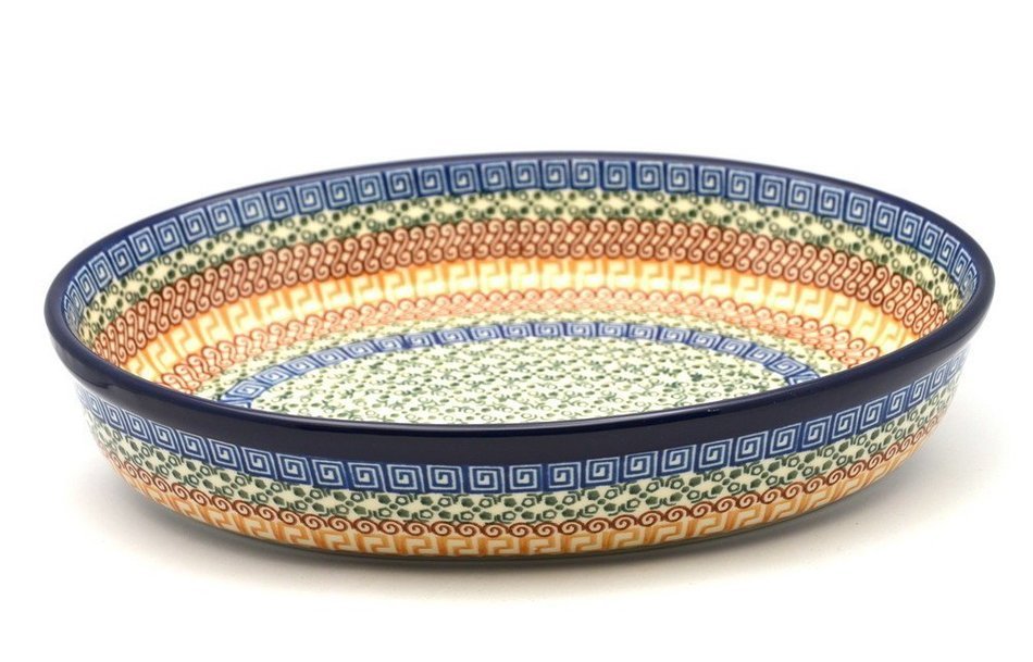 Polish Pottery Baker - Oval - Large - Autumn