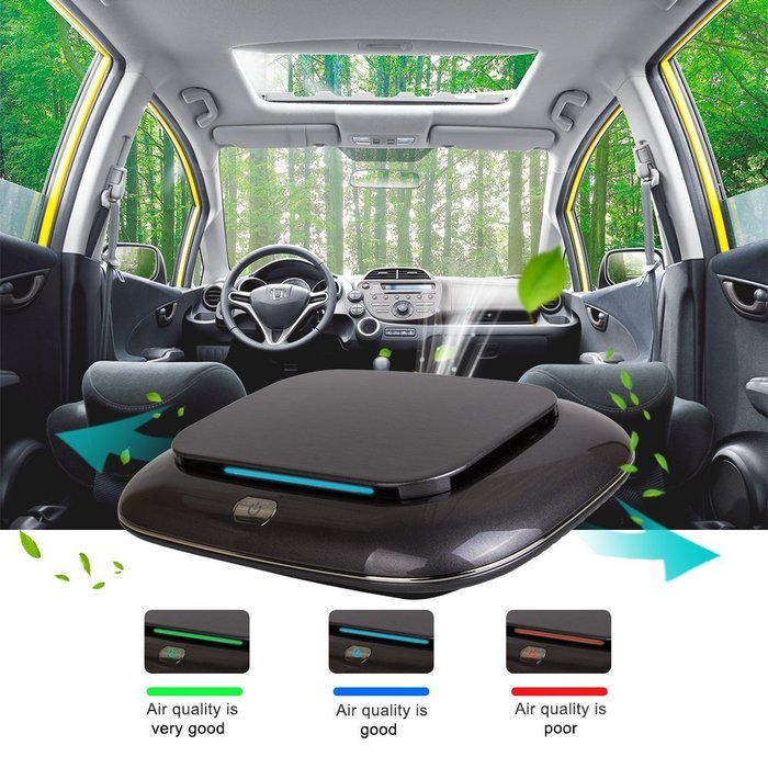 Milool Car and Home Air Purifier,Ionizer&Ozone Generator.Eliminates Odors,Smoke,Dust and Bacteria.Purifier,Ionizer... N2
