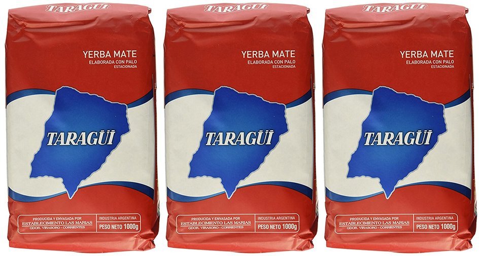 Yerba Mate Taragui - 3 bags of 2.2 Lbs each N2