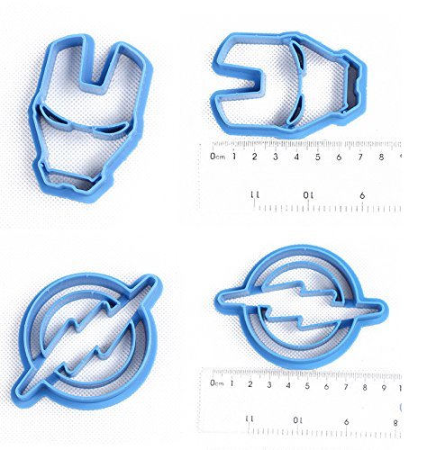 New! Hot style Super hero series The avengers alliance sugar cookie cutter mold 6 PCS/set