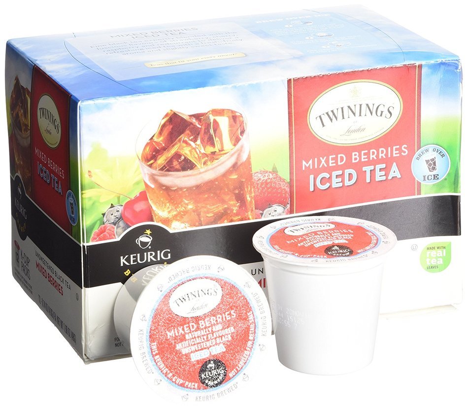 Twinings Mixed Berries Iced Tea Keurig K-Cups, 24 Count N5