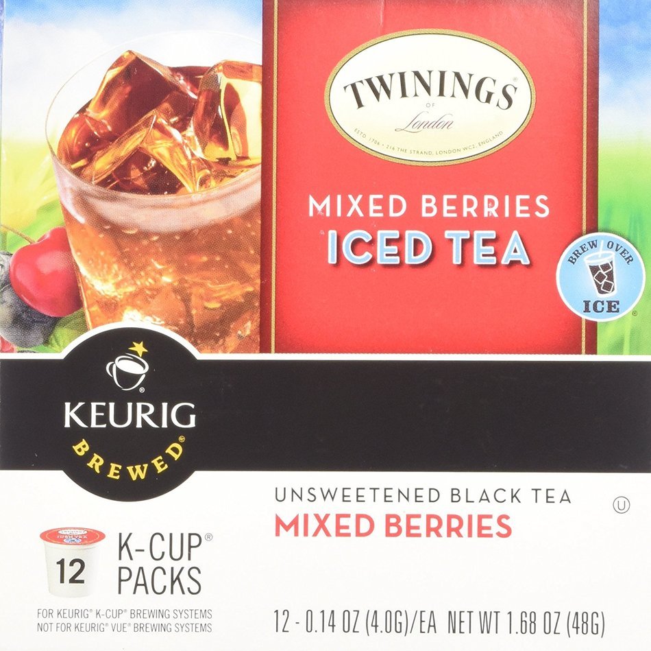 Twinings Mixed Berries Iced Tea Keurig K-Cups, 24 Count N6