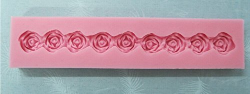 HSE New Arrival Rose Shape Silicone Mold Cake Decoration Fondant Cake 3D Food Grade soap chocolate Moulds