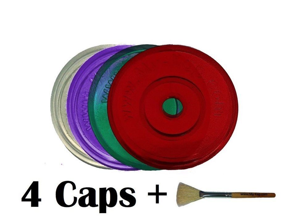 My-Kap Kaps for Keurig K-Cup Brewers, 3 + Brush, 1.088-Ounce N5