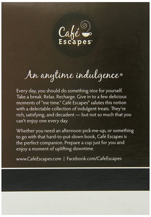 Caf&eacute; Escapes Chai Latte, K-Cup Portion Count for Keurig Brewers, 24-Count N23