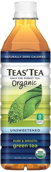 Teas' Tea Unsweetened Jasmine Green Tea, 16.9 Ounce (Pack of 12) N8