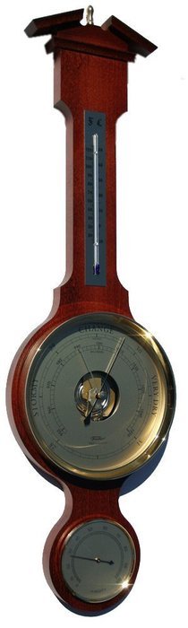 Ambient Weather Fischer 6903-22 Banjo Weather Station with Thermometer, Hygrometer and Barometer