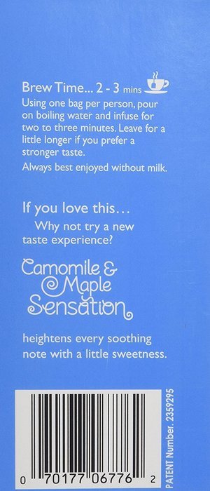 Twinings Pure Camomile Herbal Tea, 20 Tea Bags box