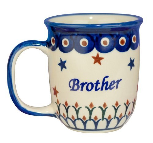 New Polish Pottery 12oz Mug - BRAT, BROTHER