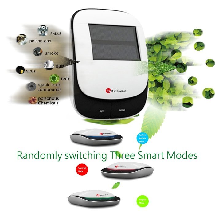 Build Excellent Solar Energy Car Air Purifier/Cleaner,Negative Ion Oxygen Bar Aromatherapy Aroma Diffuser N3