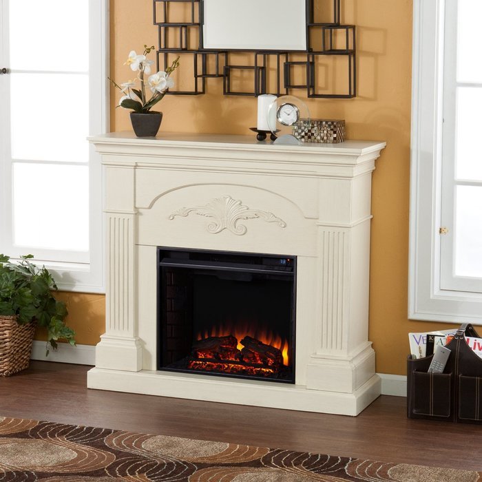 Sicilian Harvest Electric Fireplace - Ivory N2