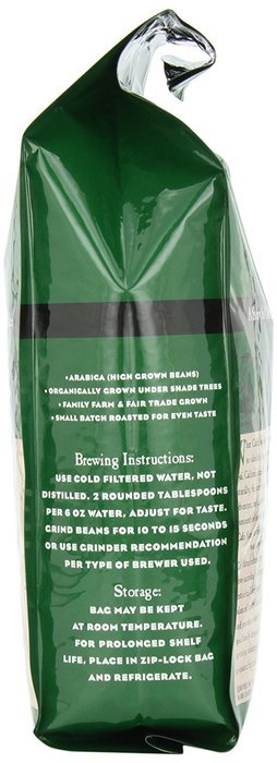 Cafe Altura Whole Bean Organic Coffee, Sumatran Dark Roast, 2 Pound N6