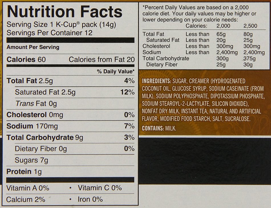 Caf&eacute; Escapes Chai Latte, K-Cup Portion Count for Keurig Brewers, 24-Count N34