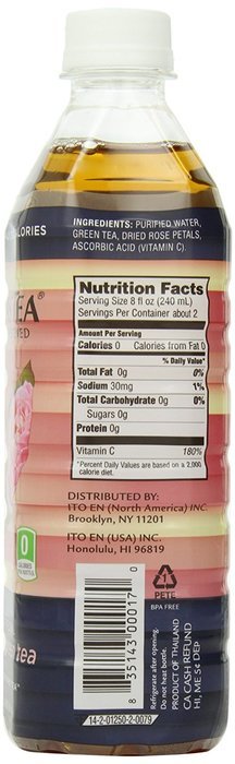 Teas' Tea Unsweetened Jasmine Green Tea, 16.9 Ounce (Pack of 12) N14