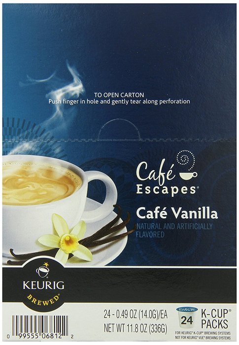 Caf&eacute; Escapes Chai Latte, K-Cup Portion Count for Keurig Brewers, 24-Count N35