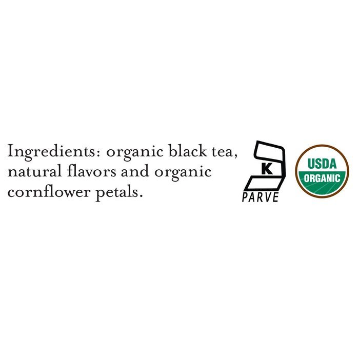 Tea Forte EARL GREY Organic Loose Leaf Black Tea, 3.5 Ounce Tea Tin N3