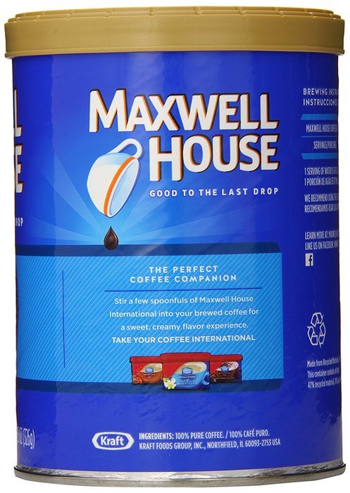 Maxwell House Ground Coffee, Original Roast, 11.5 Ounce N5