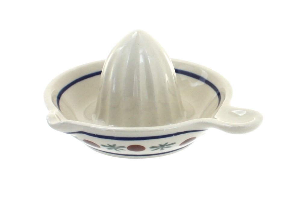 Polish Pottery Nature Lemon Squeezer