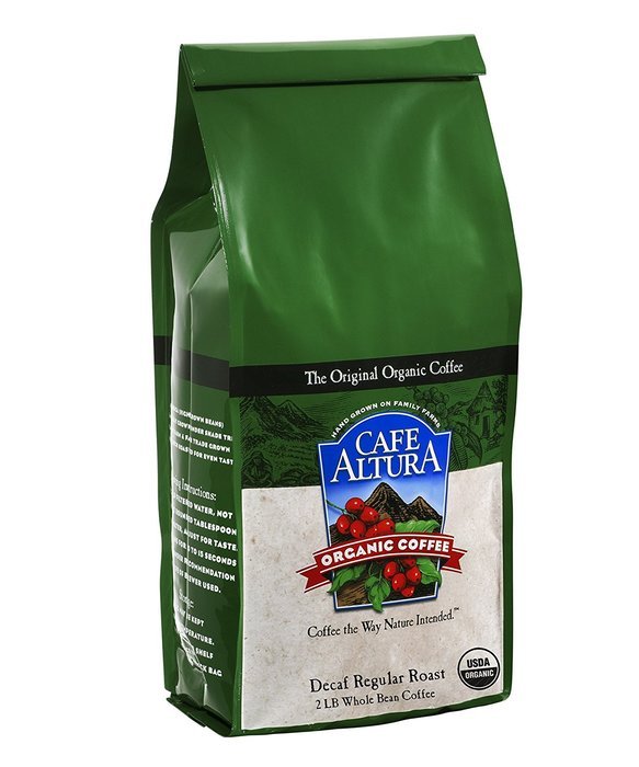 Cafe Altura Whole Bean Organic Coffee, Sumatran Dark Roast, 2 Pound N9
