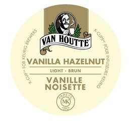 48 Count - Van Houtte Vanilla Hazelnut Flavored Coffee K Cup For Keurig K-Cup Brewers