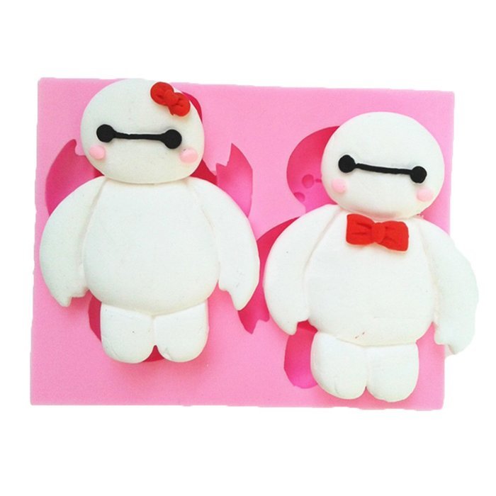 Design Baymax Silicone Mold,sugar Mold, Chocolate Mold, Cake Decoration Tool