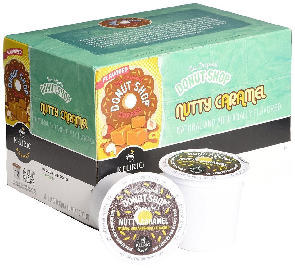 The Original Donut Shop Coffee Nutty Caramel 12 Count K-Cups N5