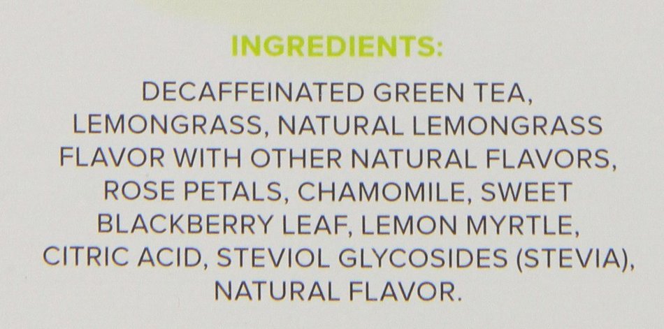 Good Earth Citrus Kiss Decaffeinated Green Tea, 18 Count Tea Bags (Pack of 6)