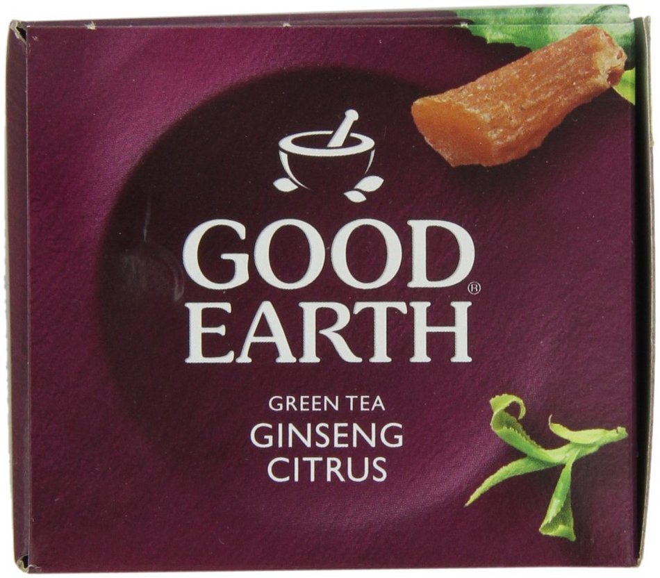 Good Earth Citrus Kiss Decaffeinated Green Tea, 18 Count Tea Bags (Pack of 6) N2