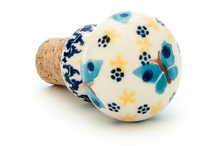 Polish Pottery Garden of Eden Wine Cork