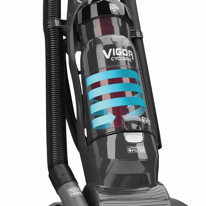 Dirt Devil Vigor Turbo Bagless Upright Vacuum, UD70110 - Corded