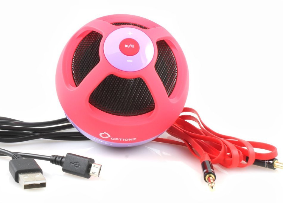 Optionz Bluetooth Speaker Rechargeable Wireless with Built-in Hands free Speakerphone and Microphone N5