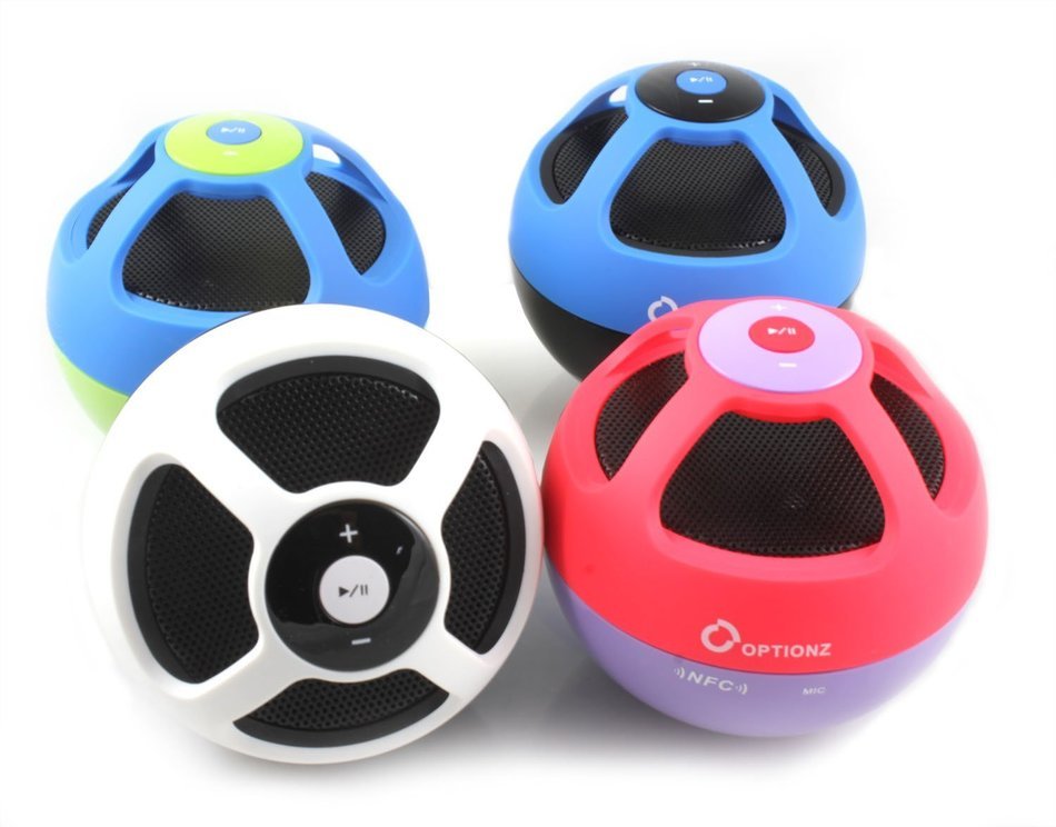 Optionz Bluetooth Speaker Rechargeable Wireless with Built-in Hands free Speakerphone and Microphone N6