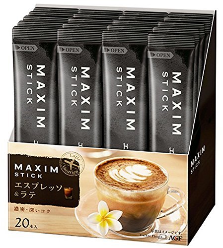 AGF Maxim cafe menu Espresso & Latte 20 bottles