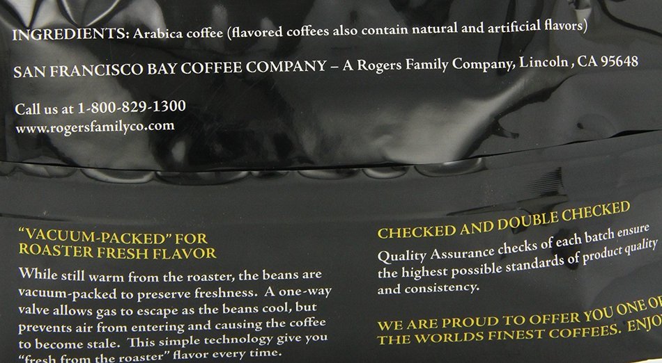 San Francisco Bay Coffee Ground, Vanilla Hazelnut, 12 Ounce N3