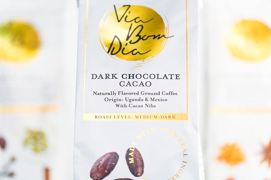 100% Naturally Flavored Coffee, Cinnamon Chocolate, Ground Coffee + Real Cacao Nibs & Cinnamon (no artificial... N6