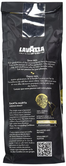 Lavazza Single Origin Premium Coffee, Santa Marta, 12 Ounce N3