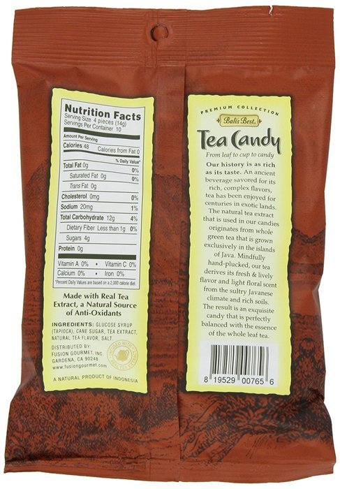 Bali's Best Classic Iced Tea Candy, 5.3-Ounce Bags (Pack of 12)