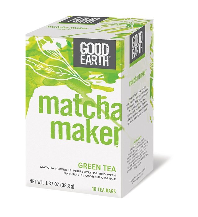 Good Earth Citrus Kiss Decaffeinated Green Tea, 18 Count Tea Bags (Pack of 6) N5