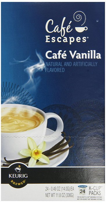 Caf&eacute; Escapes Chai Latte, K-Cup Portion Count for Keurig Brewers, 24-Count N52