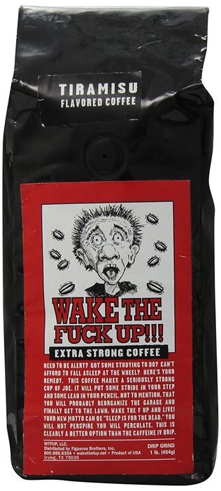 Wake the F'Up Uncensored Coffee, Original Extra Strong, 1 Pound N3