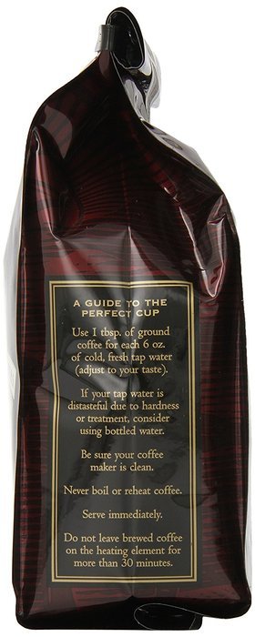 Coffee Masters Gourmet Coffee, Sumatra Mandheling Dark, Ground, 12-Ounce Bags (Pack of 4)