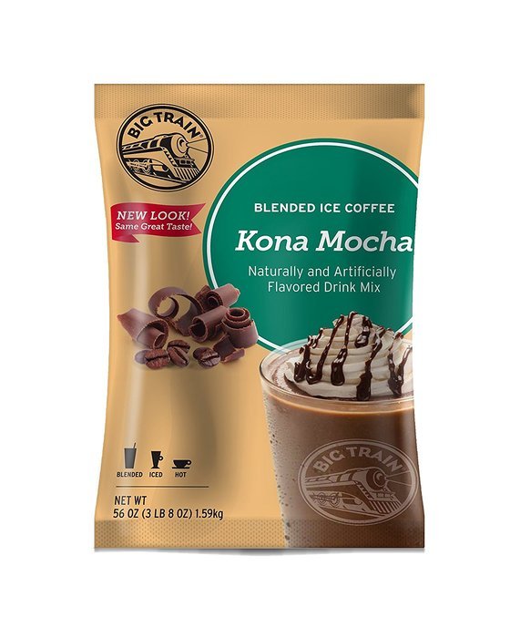 Big Train Blended Ice Coffee, Kona Mocha, 3.5 Pound