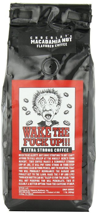 Wake the F'Up Uncensored Coffee, Original Extra Strong, 1 Pound N5