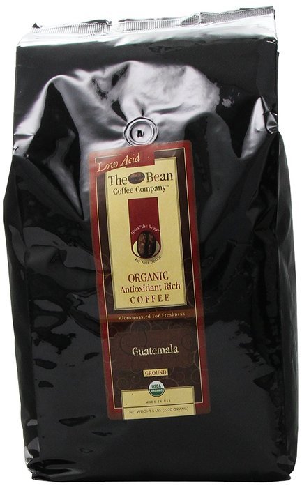 The Bean Coffee Company, Le Bean (Dark French Roast) Whole Bean Coffee, Decaffeinated, 5-Pound Bags