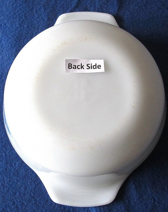 Anchor Hocking Fire King 1 Quart Casserole Blue Corn Flower #436 - 7-1/2" (NO LID) N2