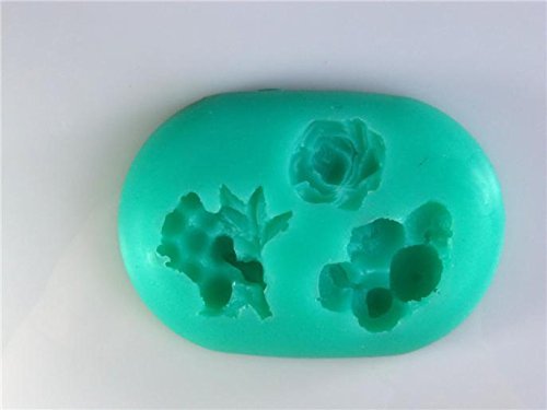 Small Flower Silicone Fondant Mold Gum Paste Cake Decorating Tools Cake Topper Mould